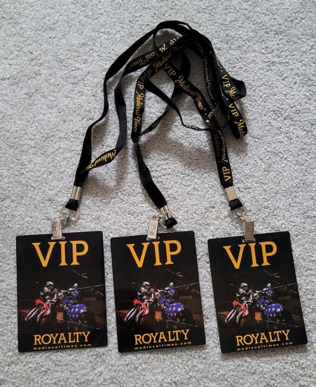 Medieval Times VIP Badges (Collectible)