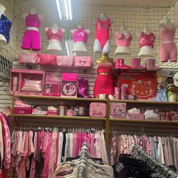 Barbie And Hello Kitty Items 