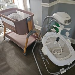 Mesedoras y camita para bebe