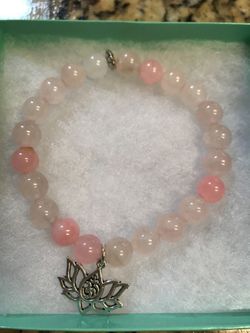 Rose quartz bracelet