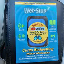 Wet Stop 3 Wearable Alarm Bedwetting System Green Sound Vibration New