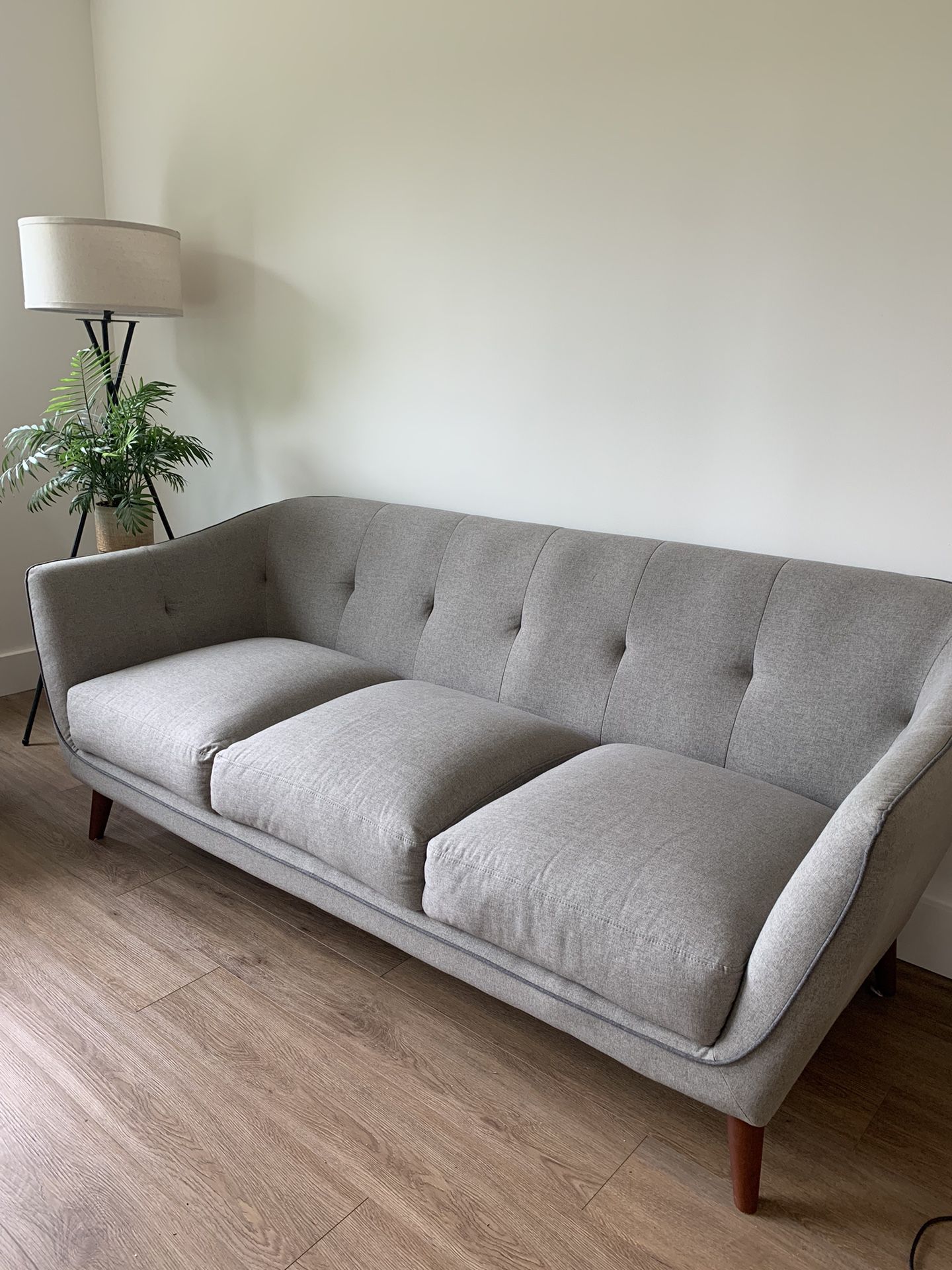 Light Gray Bucket Couch