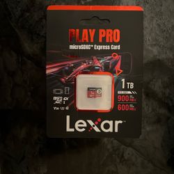 Lexar Play Pro microsdxc express card