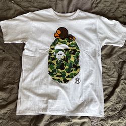 White Camo Bape Shirt 