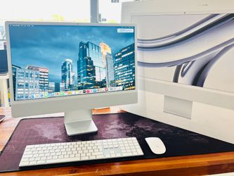 APPLE IMAC 24” 2023 M3 16GB 1TB IN with Apple Mouse and Keyboard Like New in box