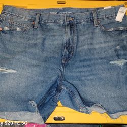 New Womens Jean Shorts Size 18