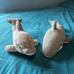 Shark & Dolphin Plushies