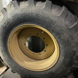 Forklift Harlo Hp 6500 Tire And Rim Set 