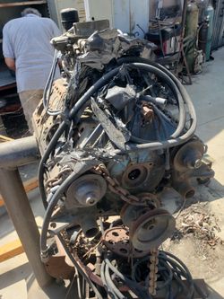 46/47 ? Ford Flat With Custom Carb And Intake Manifolf