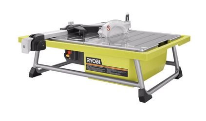 RYOBI 7 in. 4.8 Amp Tabletop Tile Saw