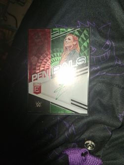 Elite Becky Lynch Auto Pen Pals best women's wrestler