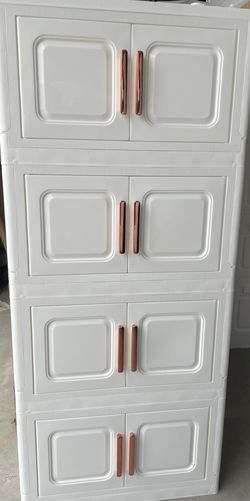 New Stackable And Collapsible Cabinets With Lockable Wheels *Four Stacks