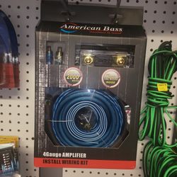 American Bass 4 GA Kit New