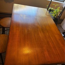 Dining set - bar height table & 4 stools