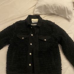 1017 ALYX 9SM × Blackmeans distressed denim jacket