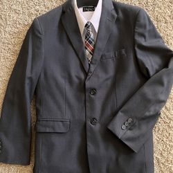 Boys Suit Jacket Shirt Pants And Tie