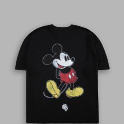 MICKEY MOUSE PREMIUM OVERSIZED TEE IN BLACK