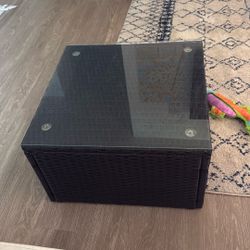 Outside Glass Top Table 