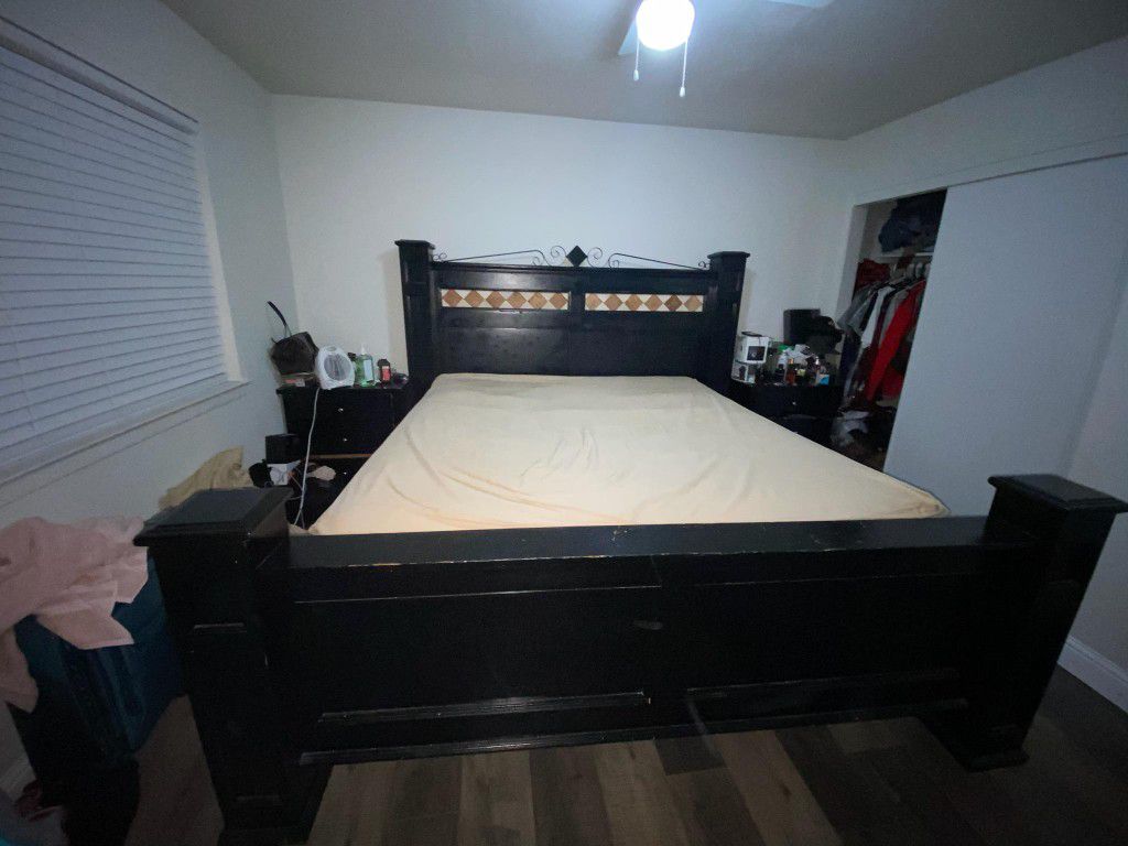 Free cal king bed frame
