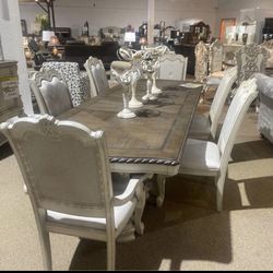 Dining Table Chaise Sofa 