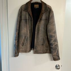 Arizona Jeans (Vintage-2003) Leather Jacket