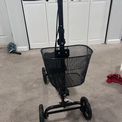 BodyMed Folding Knee Walker for Ankle & Foot Injuries – Portable, Lightweight Leg Injury Scooter for Adults – Wheeled Mobility Caddy for Orthopedic In