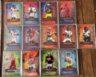 Wild Card Card Studs Football Card Lot of 13
