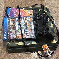 PS4 With 2 Games And One Controller 