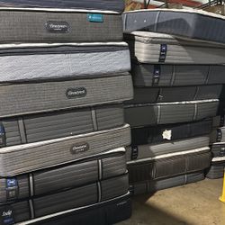 QUEEN AND KING SEALY AND BEAUTYREST MATTRESS - BEDROOM FURNITURE SECTIONAL SOFA BED AND MORE 