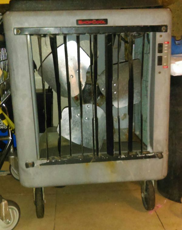 Shop Cool Portable Swamp Cooler With Tool Tray And Wheels Model SC3500