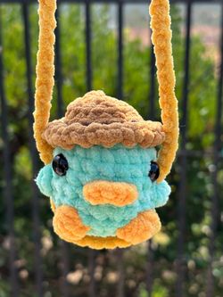 Crochet Disney Perry the Platypus on Swing plushie