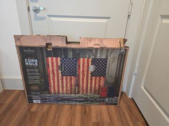 The Kraftsman Co. Cornhole Set – Rustic Flag