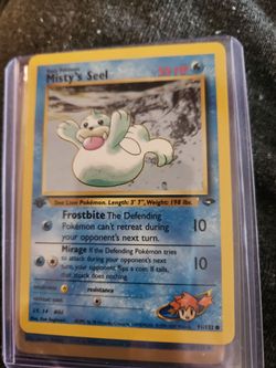 2000 Pokemon Gym Challenge 1st Edition Misty's Seel #91
