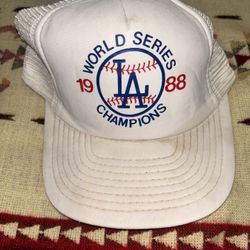 Vintage World Series Los Angeles Dodgers Trucker Hat
