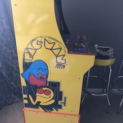 1up Arcade Pac-Man With 8000 Games Installed Led Buttons 