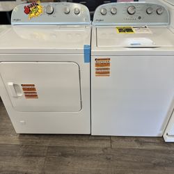 Whirlpool Washer 3.5 & Dryer Set Read Description-(Take It Home In Payments/Llevalo A Casa En Pagos)