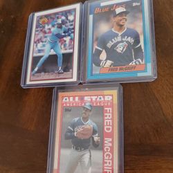 Fred Mcgriff Baseball Cards Lot 