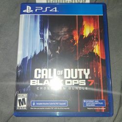 PS4 Call Of DUTY Black Ops 7