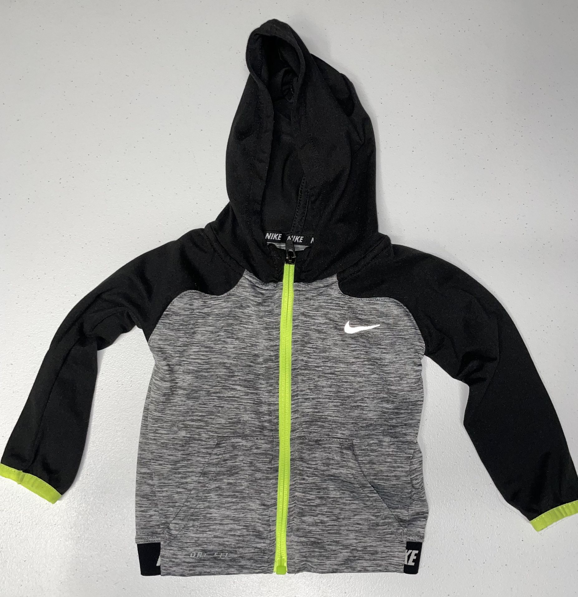 Nike: Baby/Toddler Gray/Black Athletic Sweater (12 Months)