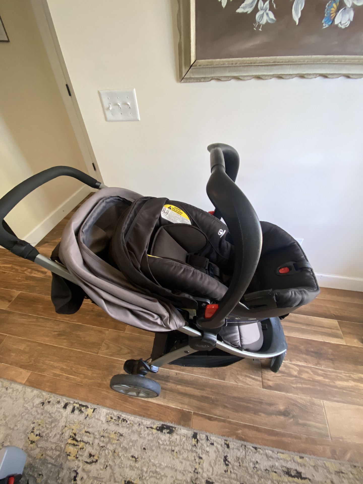Britax Stroller, Infant Car seat & 2 Bases