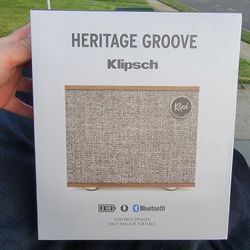 Klipsch Heritage Groove Walnut Portable Bluetooth Speaker