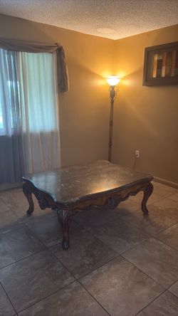 Beautiful Marble Table with lamp