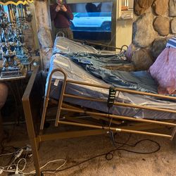 Brand new power bed hospital bed great never used brand new. Everything is brand new.