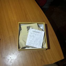 Burberry TB Monogram Belt Beige Nova Check Reversible Black Leather Size 115 New w/ Box