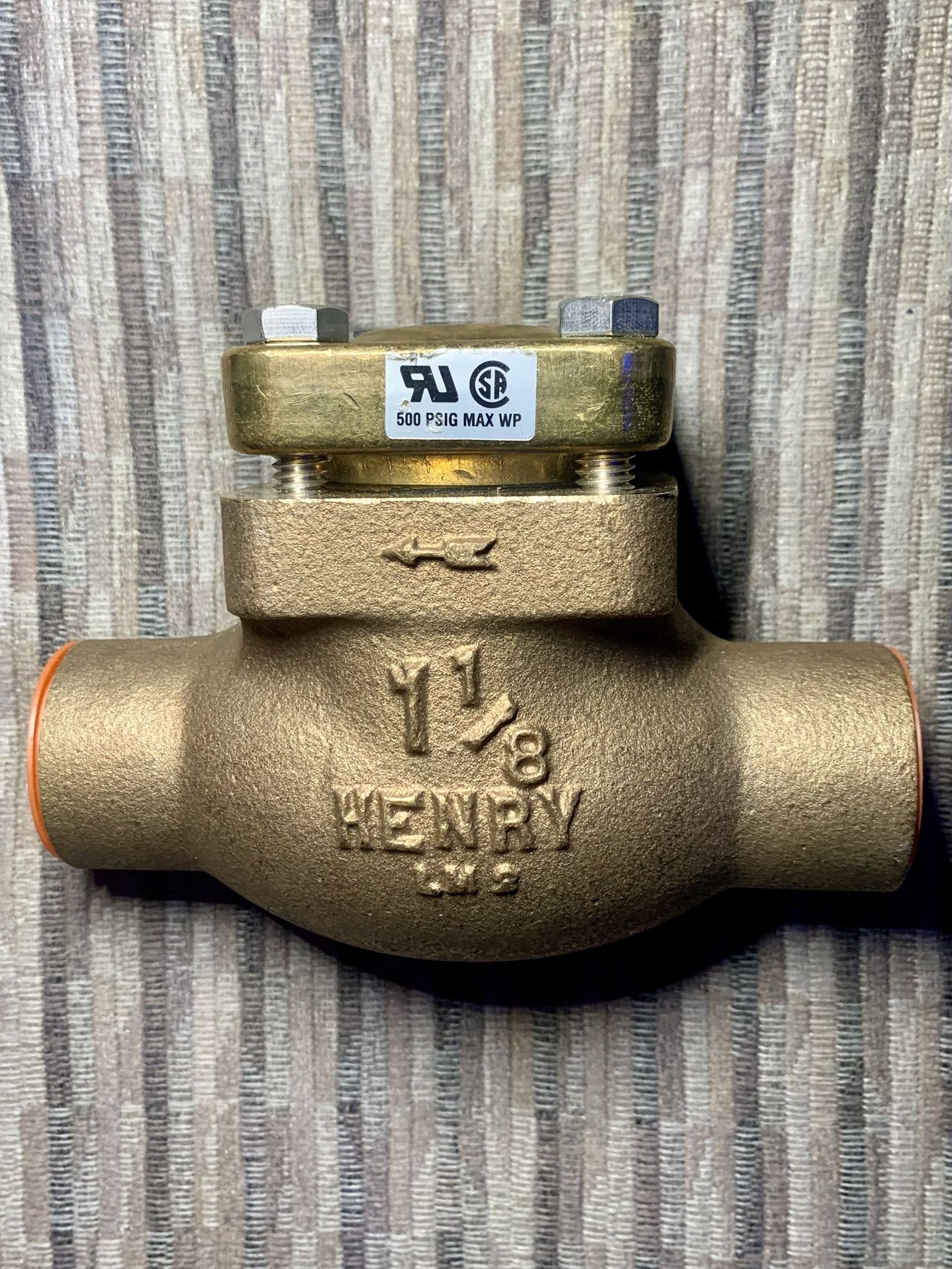 Henry Technology Control Valve 205-1 1/8