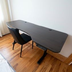 Electric Standing Desk with Chair