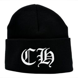 Chrome Hearts Beanie CH and “chrome hearts” In The Back 