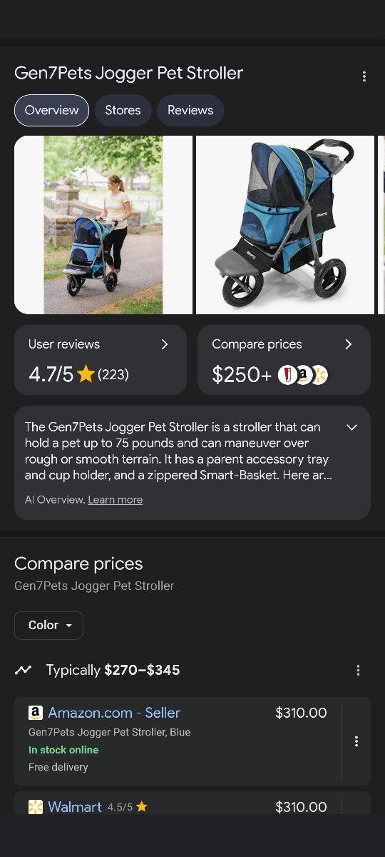 Gen 7 Jogger Pet Stroller