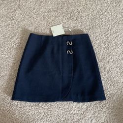 Tibi navy mini skirt. 4