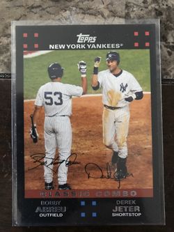 Derek Jeter & Bobby Abreu Topps